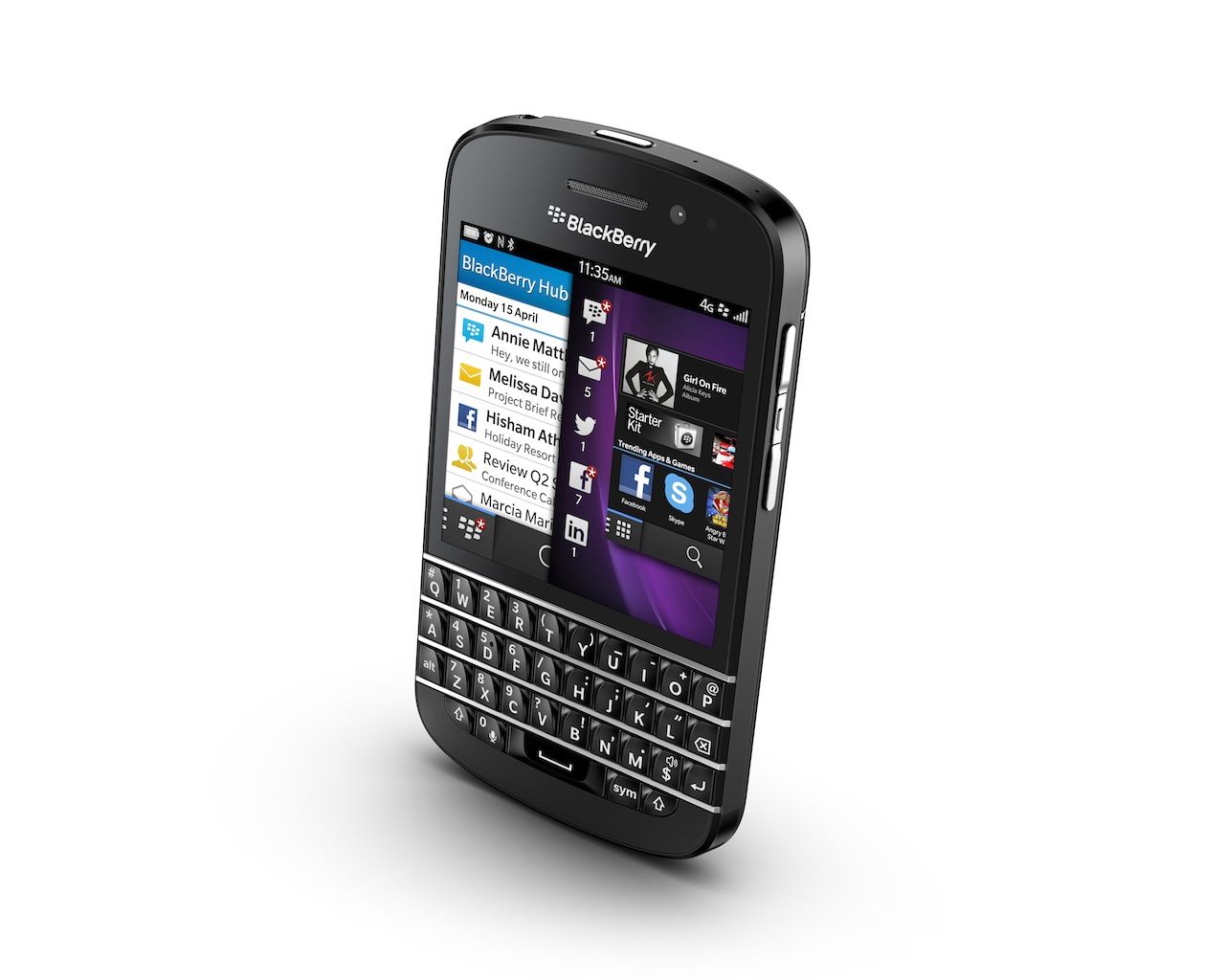 Work easier on the go with Blackberry Q10