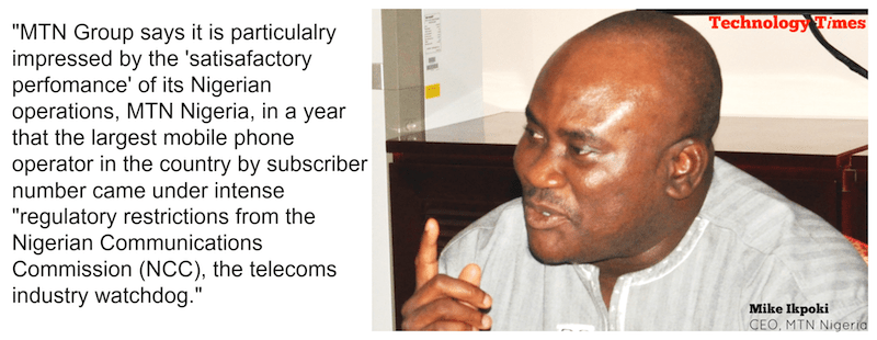 MTN Nigeria delivers ‘satisfactory’ 5.5% growth as group tops 223.4m users in 2014
