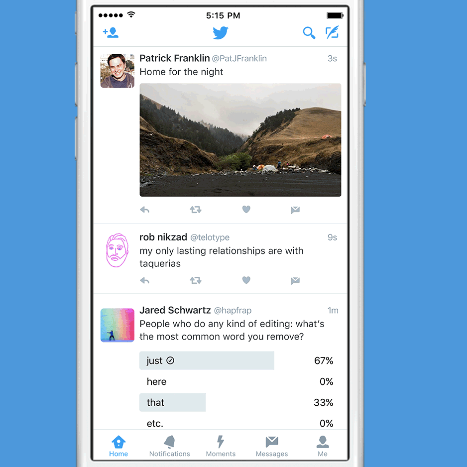 Twitter introduces multiple Tweets to a single report