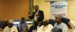 Dr. Leo Stan Ekeh, Chairman of Zinox Group, seen in photo standing, speaking Friday to lawmakers at the retreat organised by the House of Representatives Committee on Electoral and Political Parties Matter at the Transcorp Hilton, Abuja.